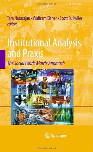 Institutional Analysis And Praxis The Social Fabric Matrix Approach 1st Edition Scott T Fullwiler