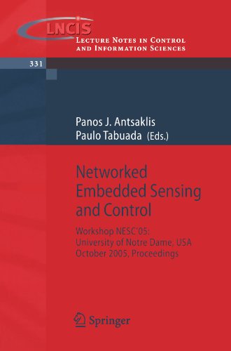 Networked Embedded Sensing And Control Workshop Nesc05 University Of Notre Dame Usa October 2005 Proceedings 1st Edition Panos J Antsaklis