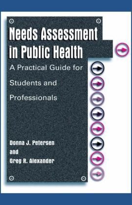 Needs Assessment In Public Health A Practical Guide For Students And Professionals 1st Edition Donna J Petersen