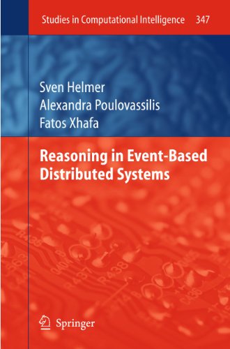 Reasoning In Eventbased Distributed Systems 1st Edition Sven Helmer
