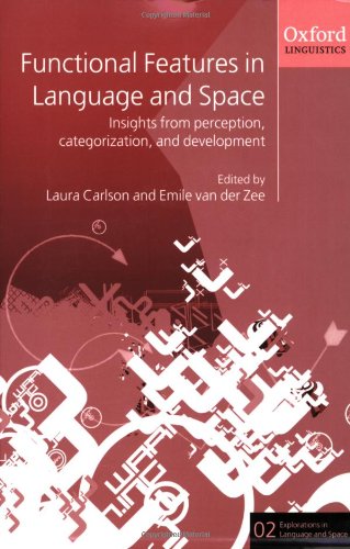 Functional Features In Language And Space Insights From Perception Categorization And Development Language And Space Laura Carlson