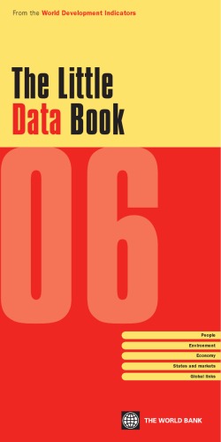 Little Data Book 2006 The World Bank Staff Writers