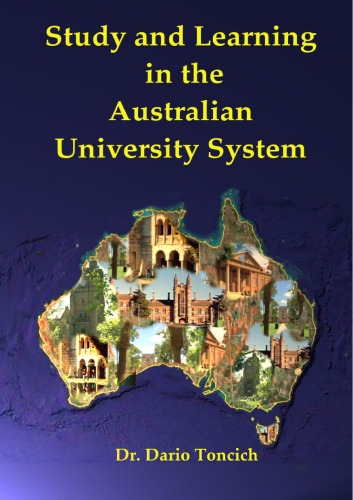 Study And Learning In The Australian University System Dr Dario Toncich