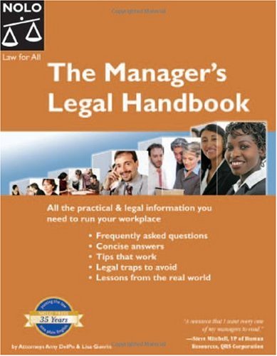 The Managers Legal Handbook 3rd Edition Lisa Guerin Amy Delpo