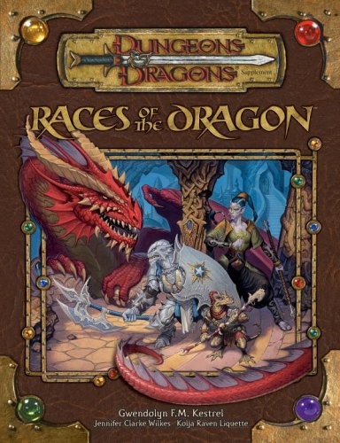Races Of The Dragon Dungeons Dragons Supplement First Printing Gwendolyn Fm Kestrel Jennifer Clarke Wilkes Kolja Raven Liquette