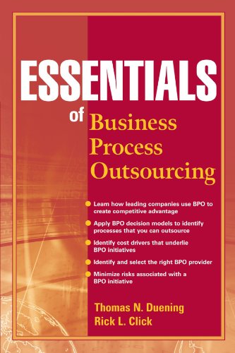 Essentials Of Business Process Outsourcing Essentials Series 1st Edition Thomas N Duening Rick L Click