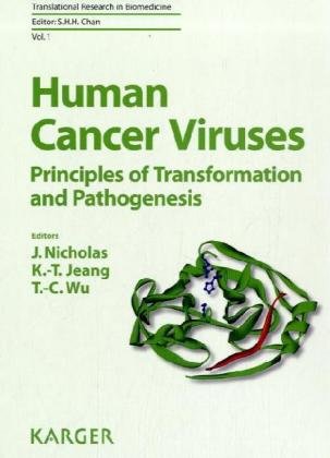 Human Cancer Viruses Principles Of Transformation And Pathogenesis Translational Research In Biomedicine 1st Edition John Nicholas