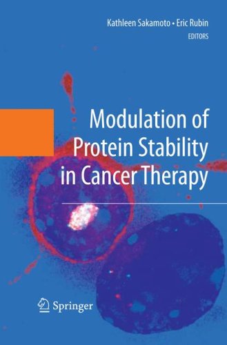 Modulation Of Protein Stability In Cancer Therapy 1st Edition Angelika M Burger
