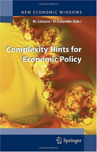 Complexity Hints For Economic Policy New Economic Windows 1st Edition Massimo Salzano Editor