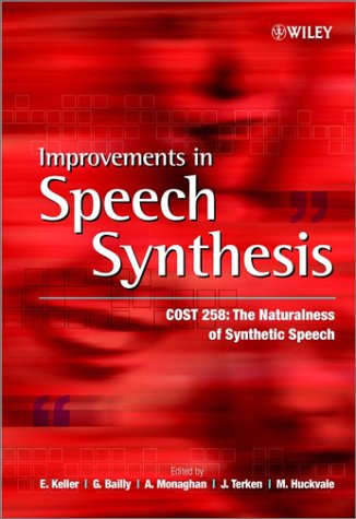 Improvements In Speech Synthesis 1st Edition E Keller G Bailly