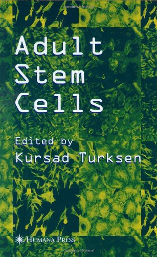 Adult Stem Cells 1st Edition Kursad Turksen Author