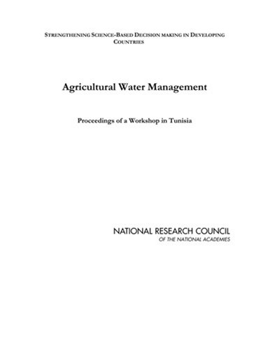 Agricultural Water Management Proceedings Of A Workshop In Tunisia Laura Holliday