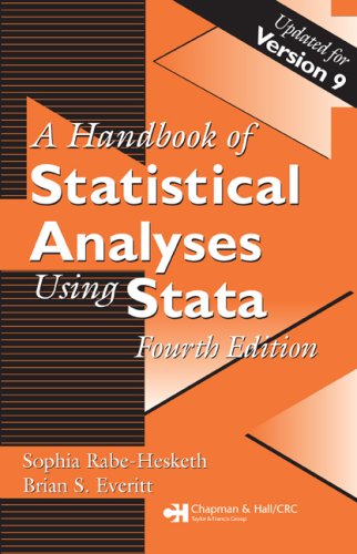 A Handbook Of Statistical Analyses Using Stata Fourth Edition 4th Edition Sophia Rabehesketh