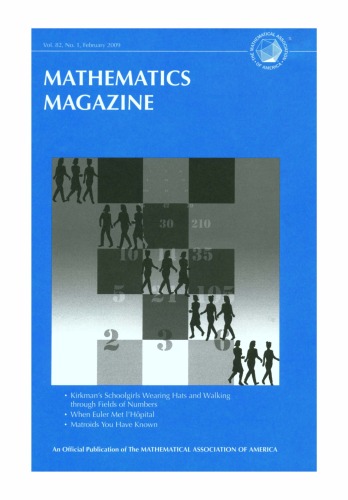 Mathematics Magazine 82 1 Walter Stromquist Editor In Chief