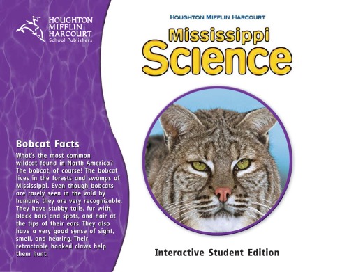 Mississippi Science Grade 3 Interactive Writein Student Edition Hsp