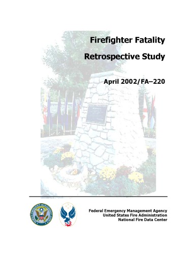 Firefighter Fatality Retrospective Study Barry Leonard