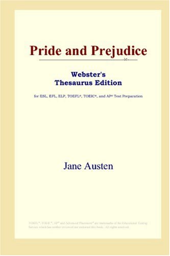 Pride And Prejudice Websters Thesaurus Edition Annotated Edition Jane Austen