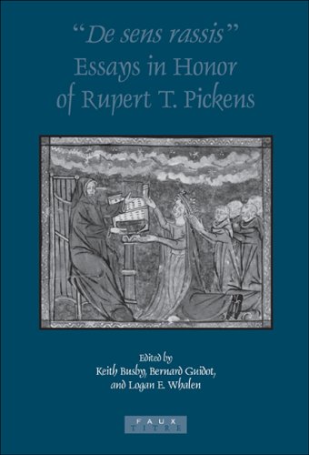 De Sens Rassis Essays In Honor Of Rupert T Pickens Faux Titre 259 Bernard Guidot