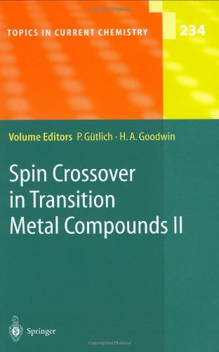 Spin Crossover In Transition Metal Compounds Ii 1st Edition P Gütlich
