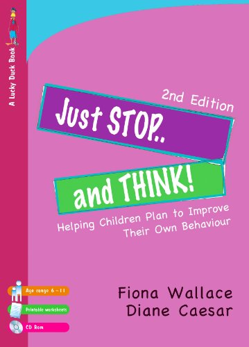 Just Stop And Think Helping Children Plan To Improve Their Own Behaviour Lucky Duck Books 2nd Fiona Wallace