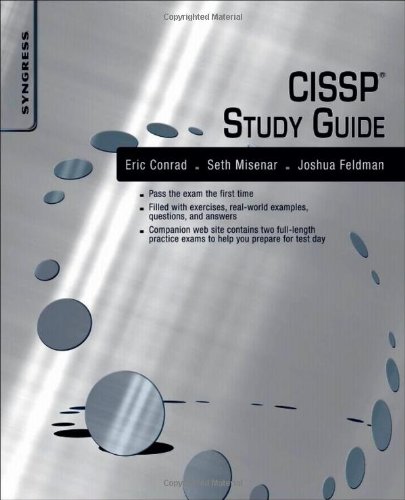 Cissp Study Guide 1st Edition Eric Conrad Seth Misenar Joshua Feldman