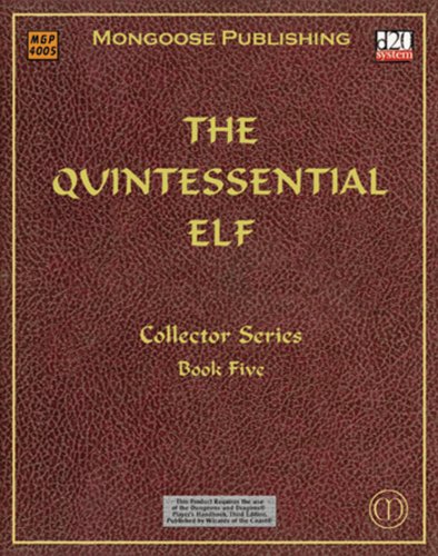 The Quintessential Elf Dungeons Dragons D20 30 Fantasy Roleplaying Alejandro Melchor