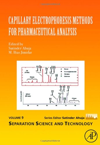Capillary Electrophoresis Methods For Pharmaceutical Analysis 1st Edition Satinder Ahuja And M Ilias Jimidar Eds