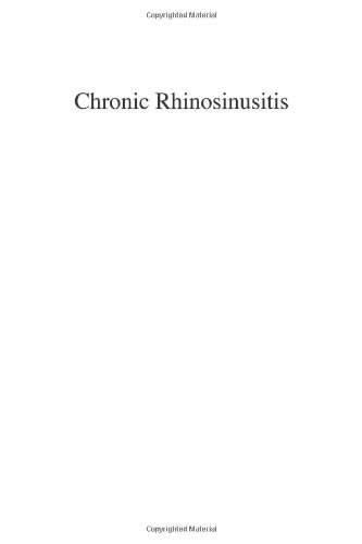 Chronic Rhinosinusitis Pathogenesis And Medical Management Clinical Allergy And Immunology 1st Edition Daniel Hamilos