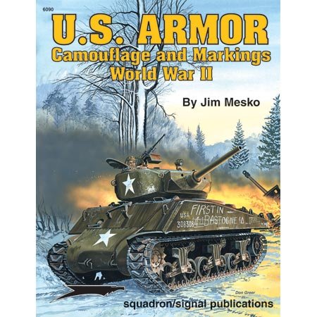 Us Armor Camouflage Markings Wwii Specials Series 6090 1st Jim Mesko