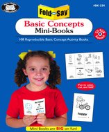 Fold And Say Basic Concept Minibooks Becky L Spivey