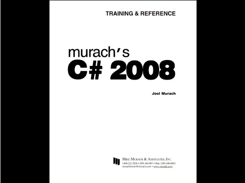 Murachs C 2008 Joel Murach