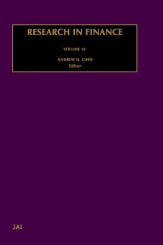 Research In Finance Volume 18 1st Edition A Chen