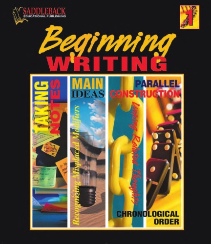 Beginning Writing 1 Curriculum Binders Reproducibles 1st Edition by Joanne Suter 1562541498 978-1562541491