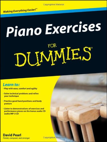 Piano Exercises For Dummies 1st Edition David Pearl