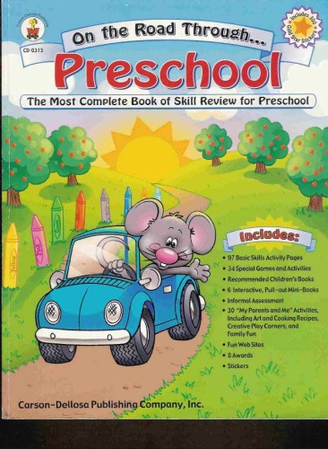 On The Road Through Preschool The Most Complete Book Of Skill Review For Preschool Sherrill B Flora