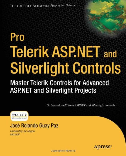 Pro Telerik Aspnet And Silverlight Controls Pro Series 1st Edition Jose Rolando Guay Paz