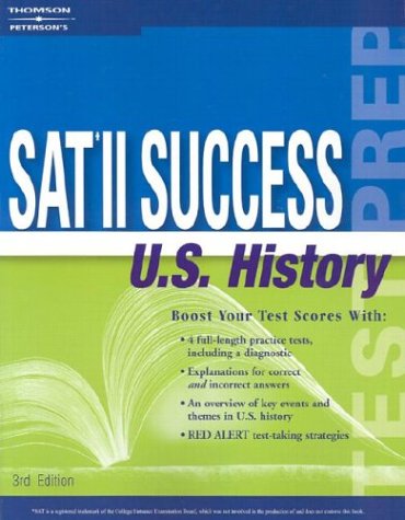 Sat Ii Success 2002 Us History 3rd Edition Original Petersons