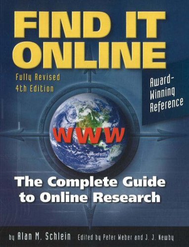 Find It Online The Complete Guide To Online Research Fourth Edition 4th Edition Alan M Schlein