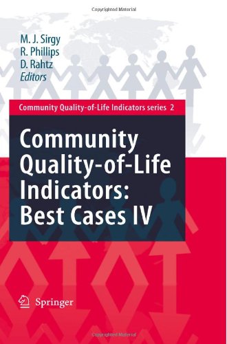 Community Qualityoflife Indicators Best Cases Iv 1st Edition M Joseph Sirgy
