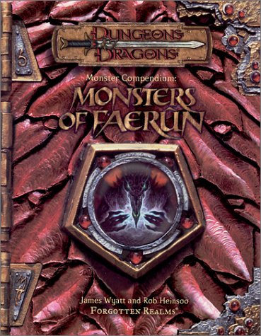 Monster Compendium Monsters Of Faerun Dungeon Dragons D20 35 Fantasy Roleplaying James Wyatt
