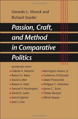 Passion Craft And Method In Comparative Politics Gerardo L Munck