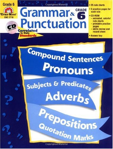 Grammar And Punctuation Grade 6 Evanmoor