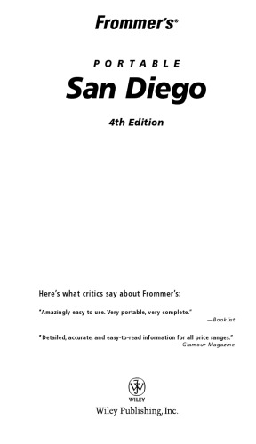 Frommers Portable San Diego Frommers Portable Caroline Kallas