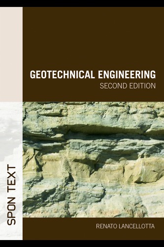 Geotechnical Engineering 2nd Renato Lancellotta