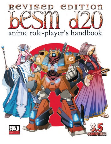 Besm D20 Revised Edition Anime Roleplayers Handbook Mark C Mackinnon