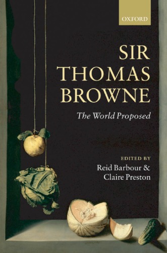 Sir Thomas Browne Reid Barbour Claire Preston