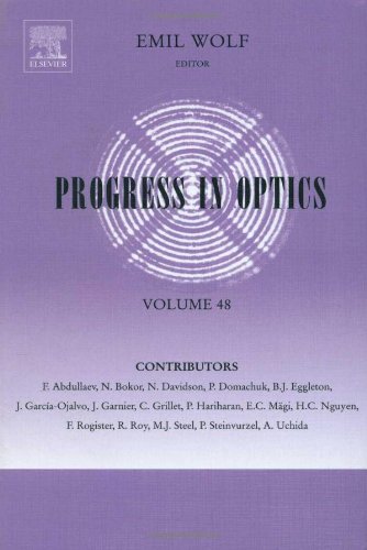 Progress In Optics 48 1st Edition E Wolf Eds
