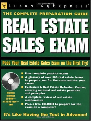 Real Estate Sales Exam Papcdr Learningexpress Editors