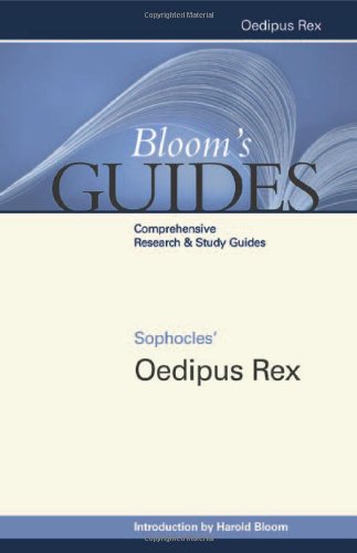 Sophocles Oedipus Rex Blooms Guides Harold Bloom