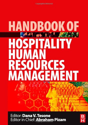 Handbook Of Hospitality Human Resources Management Handbooks Of Hospitality Management Dana Tesone